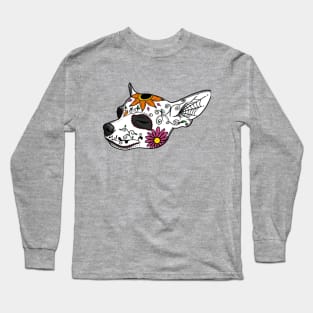 Chihuahua sugar skull Long Sleeve T-Shirt